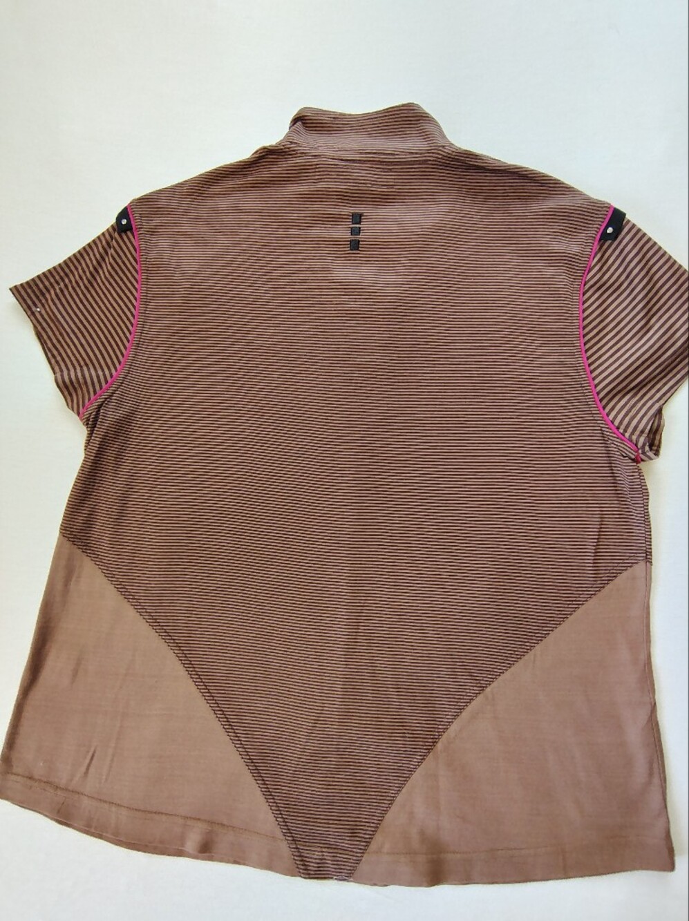 jamie sadock Brown and Pink Golf Jacket Label Detail Size XL. - Picture 7 of 8